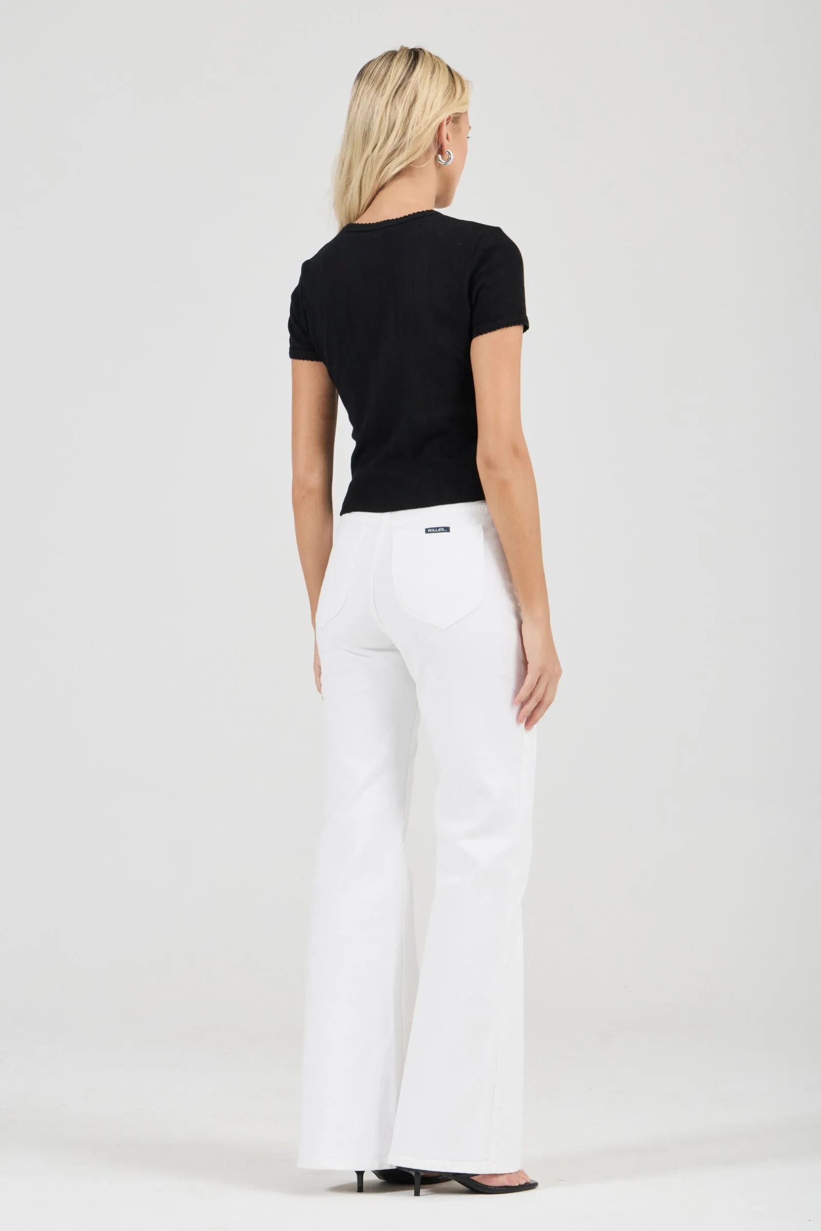 Rolla's East Coast Flare Jeans Vintage White