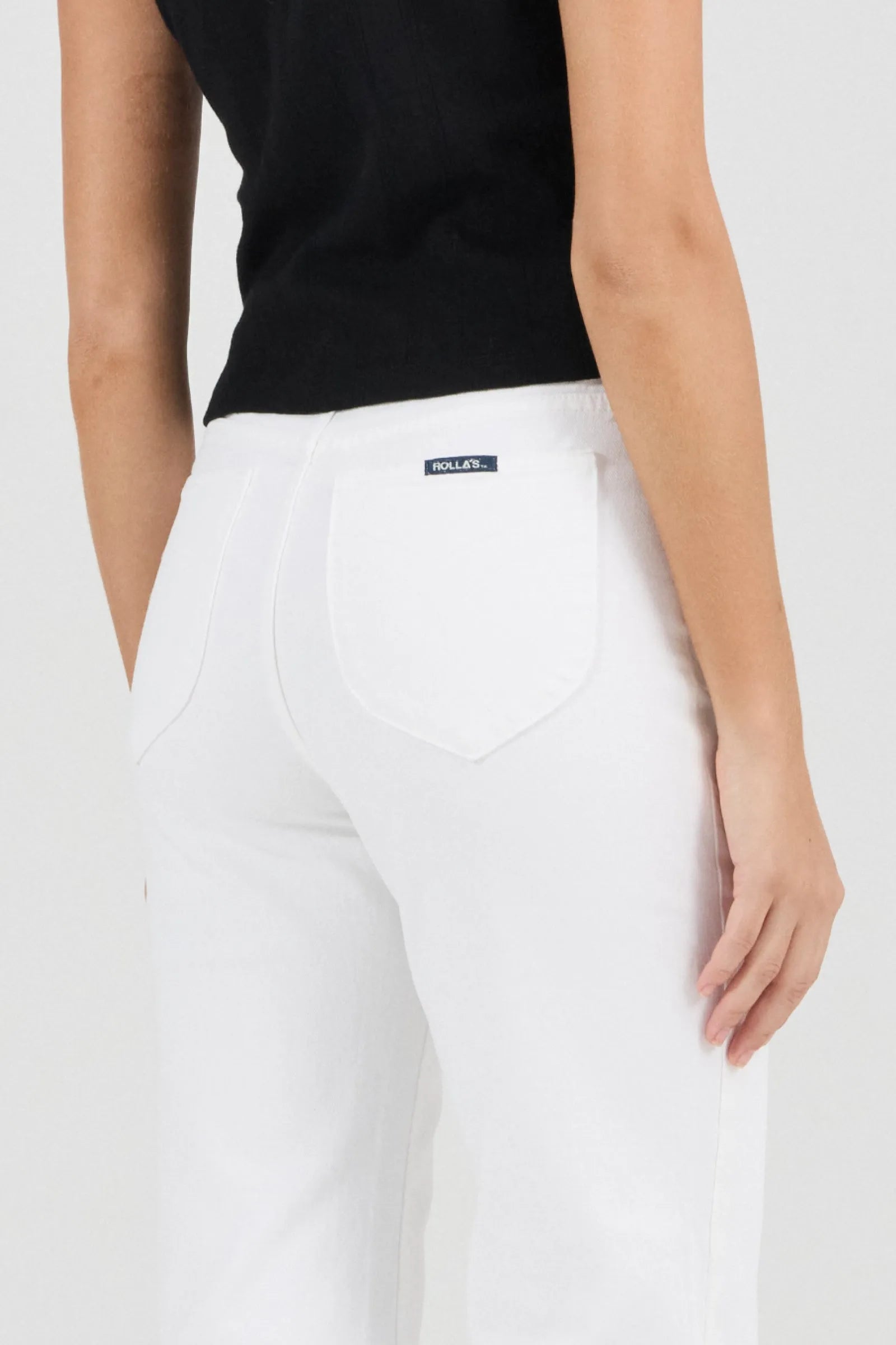 Rolla's East Coast Flare Jeans Vintage White