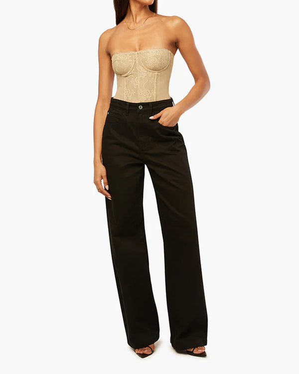 WeWoreWhat Wide Leg Denim Pants