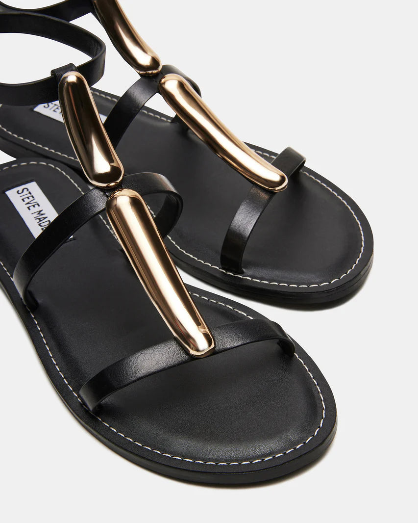 alm.LEATHER SANDALS（Black） VISTA LEATHER SANDALS （Black） -ALM. official web store