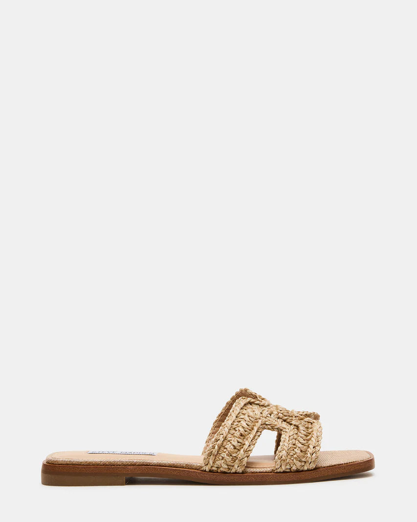 Haydn Crochet Raffia Sandals