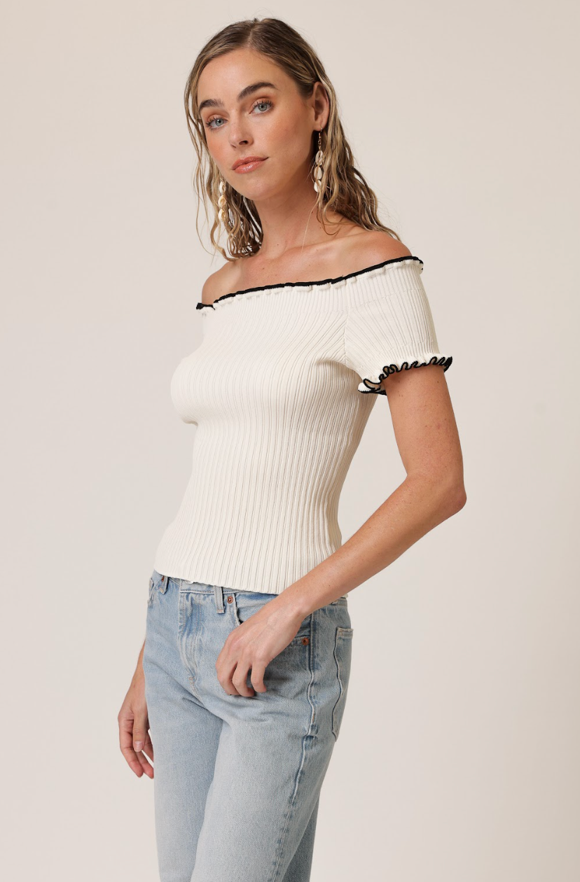 Reonny Off The Shoulder Sweater