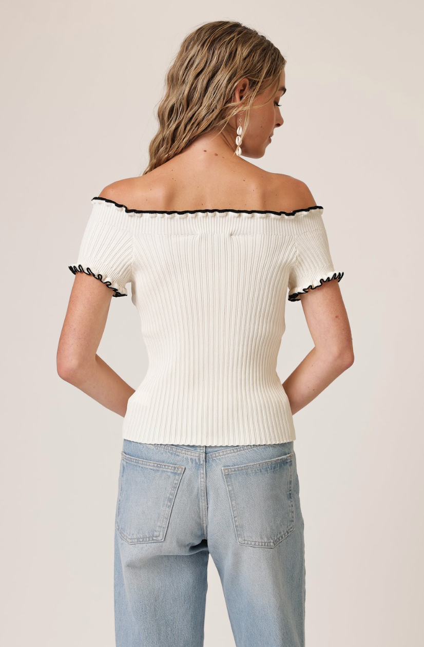 Reonny Off The Shoulder Sweater