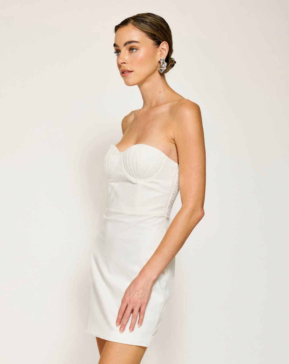 Fable Mini Dress | White