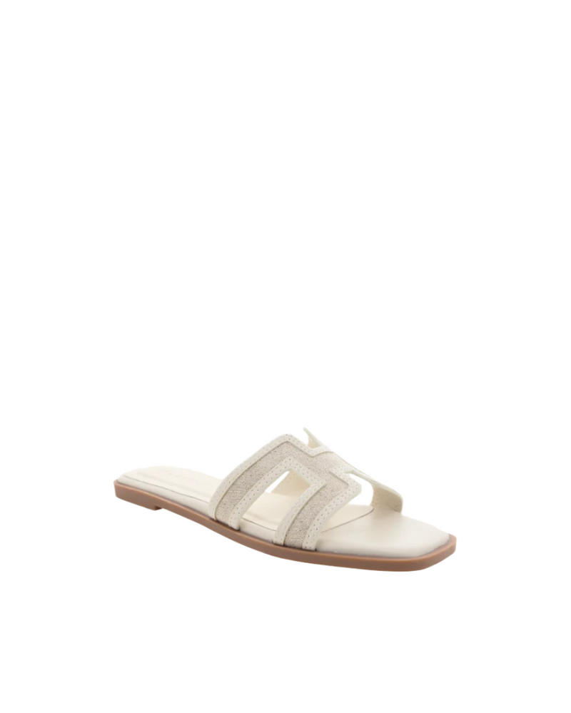 BILLINI | Gordy Slides | Cream Linen