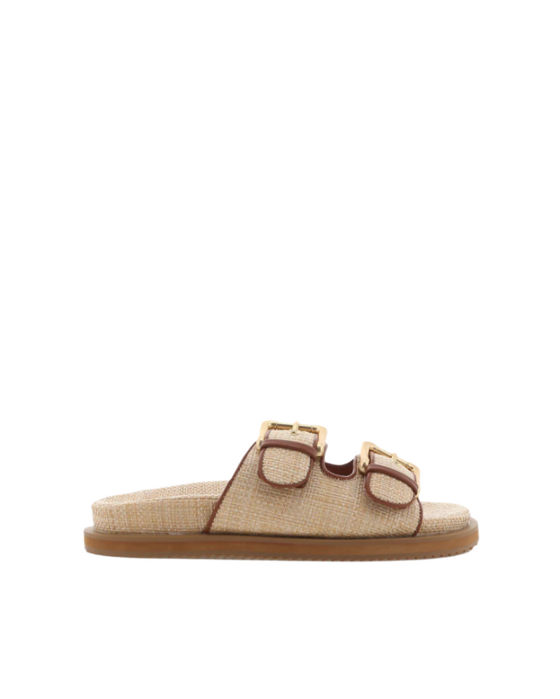 BILLINI | The Tenzin Slides | Natural Raffia