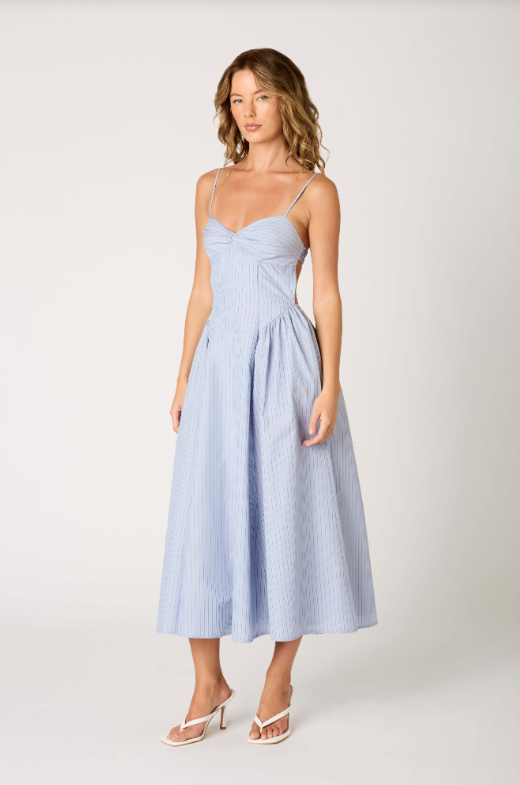 Destane Dress | Slate Blue
