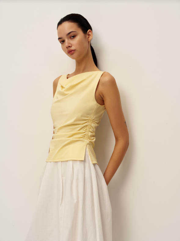 Elodie | Myra Top | Yellow