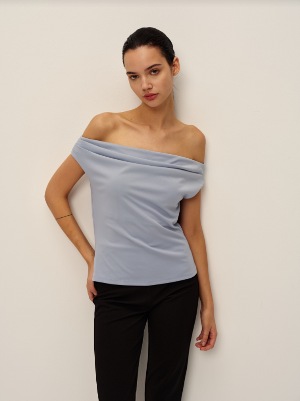Elodie | Archie Top | Blue