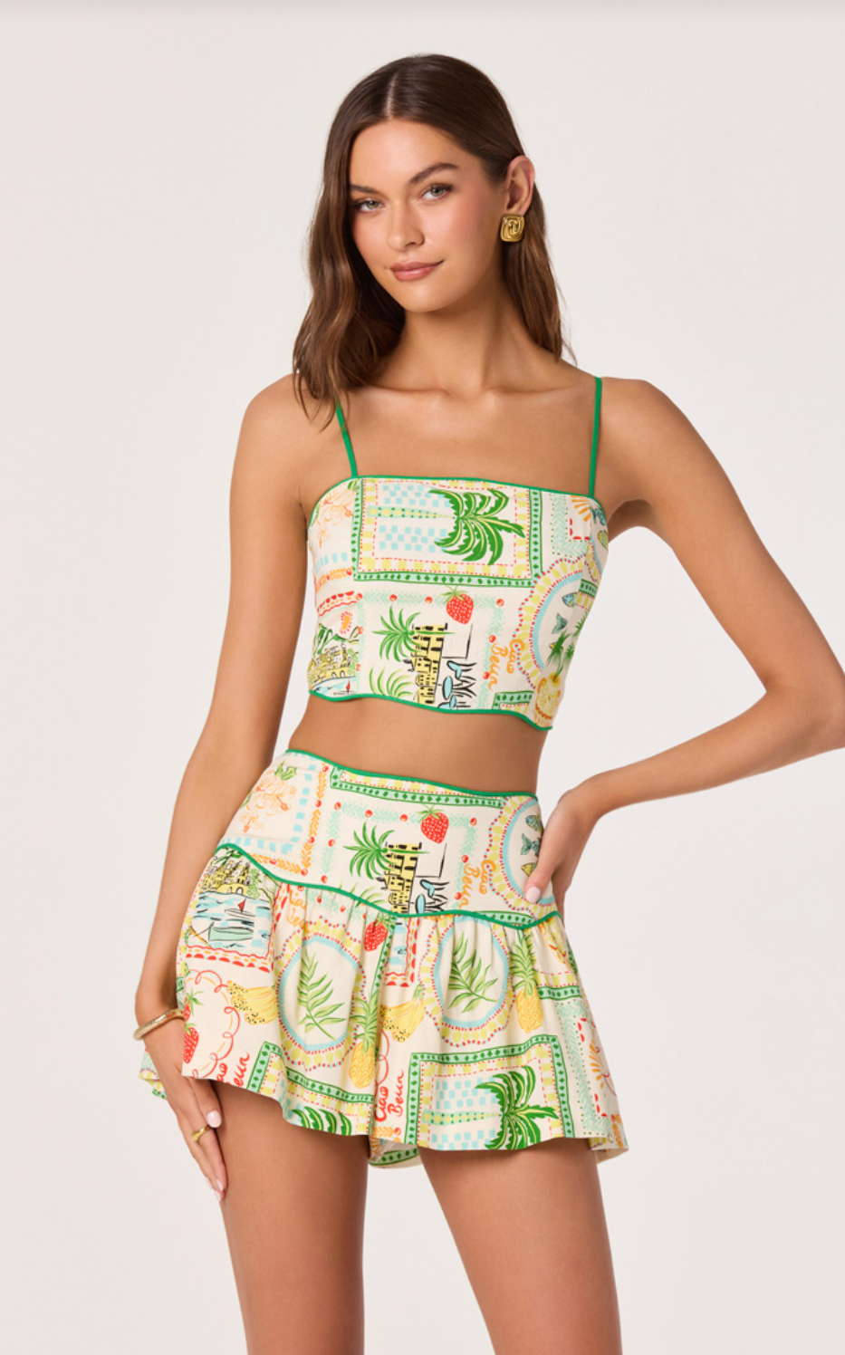 Heidi Green Yellow Farm Top