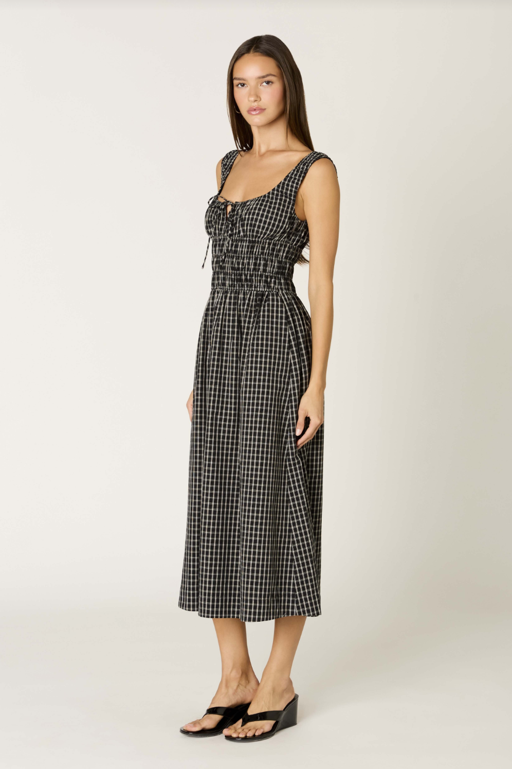 Salt Midi Dress Black
