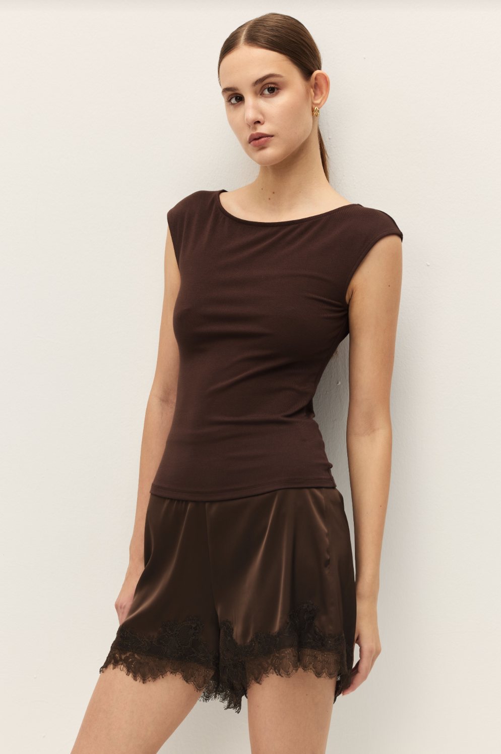 Elodie Noemi Brown Top