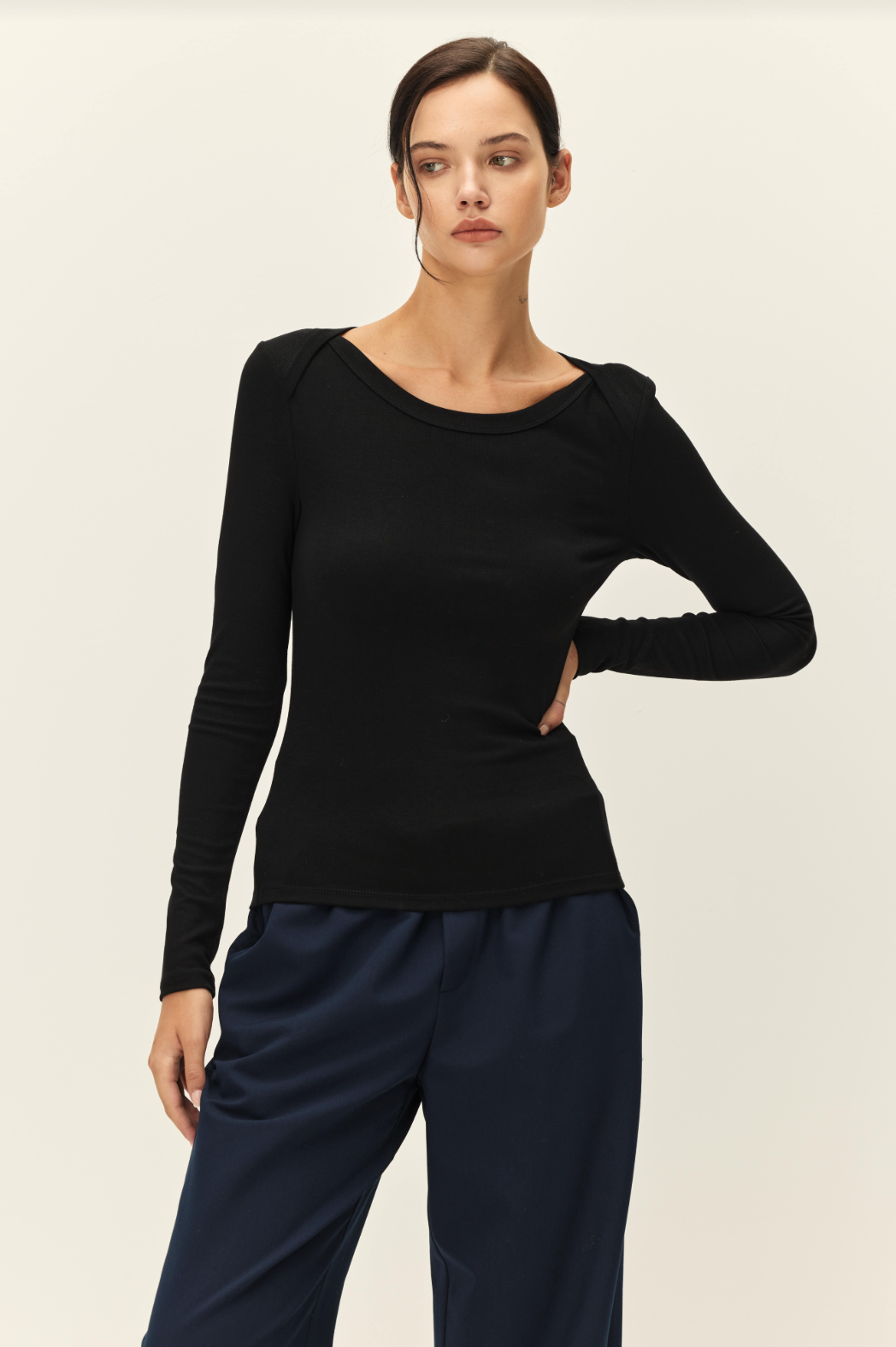 Elodie Arlette Boatneck Top