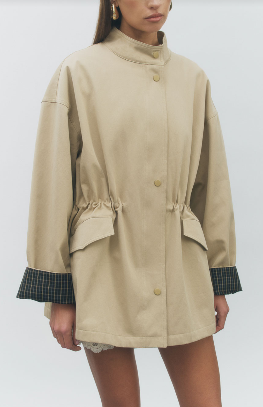 Maude Club Lake Trench Coat