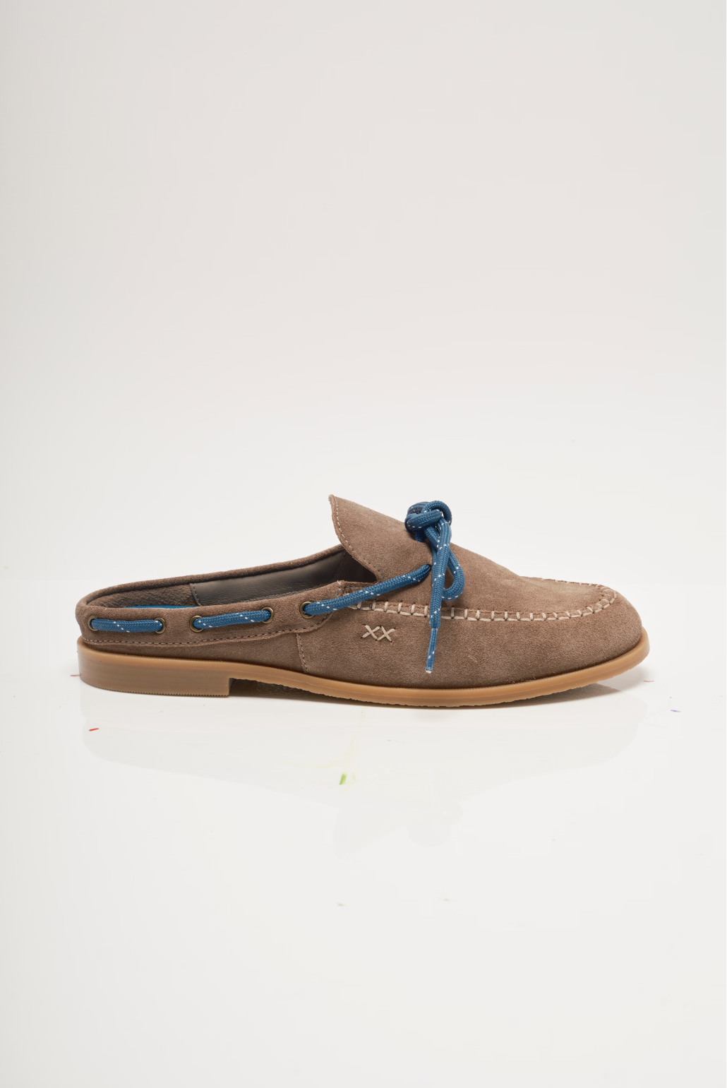 Free People Seas The Day Mules Taupe Suede Multi | Shoes