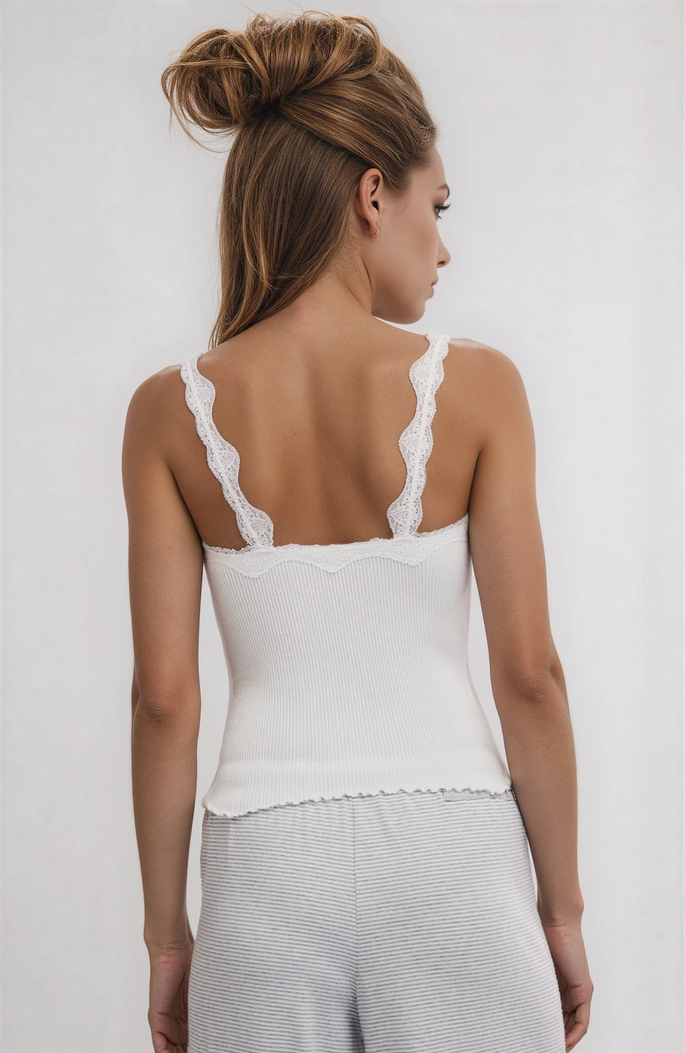 FREE PEOPLE SPRING FEVER CAMI WHITE