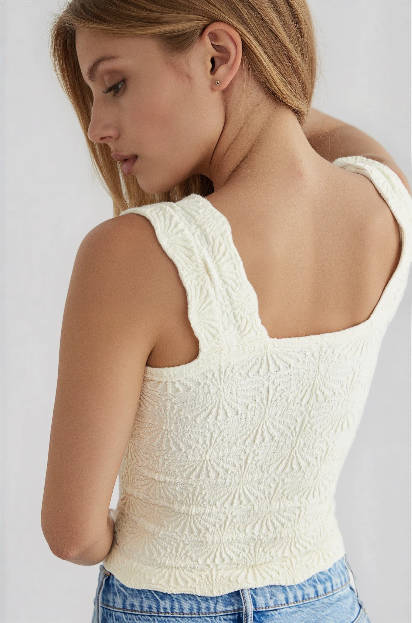 Free People Love Letter Cami Ivory