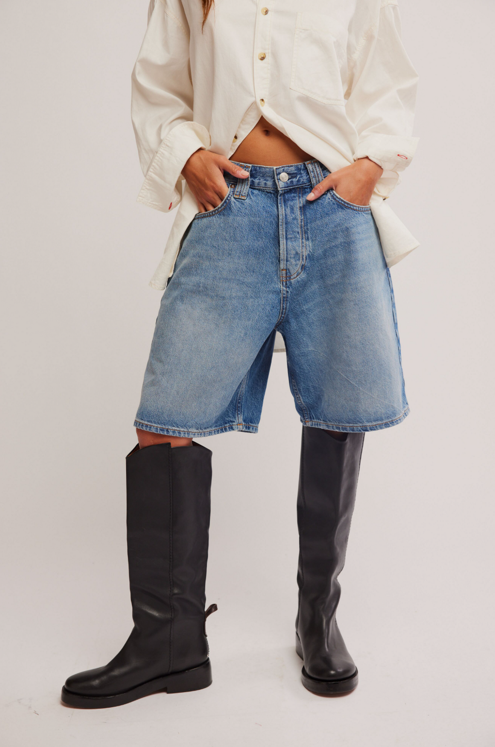 We the Free Montana Denim Shorts Haven | Free People