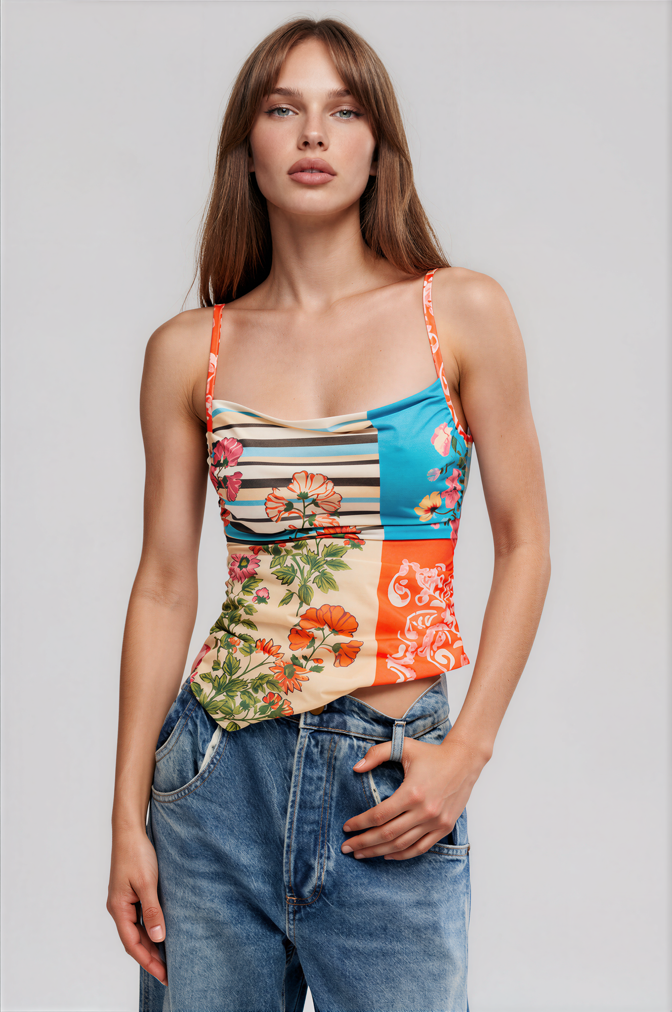 Free People Estella Tank Pop Combo
