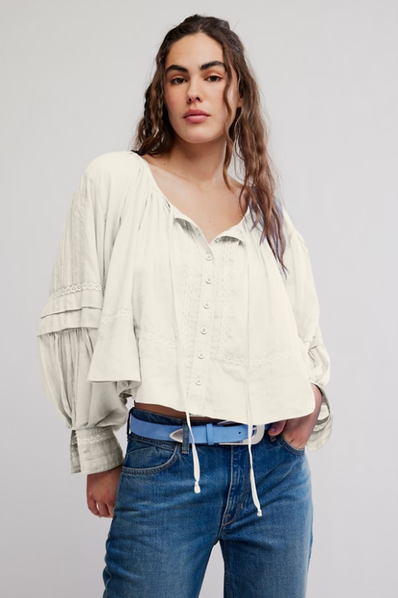 Free People La Lune Tofu Top