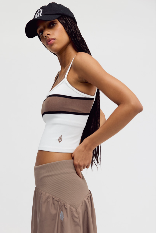 All Clear Coastline Stripe Cami