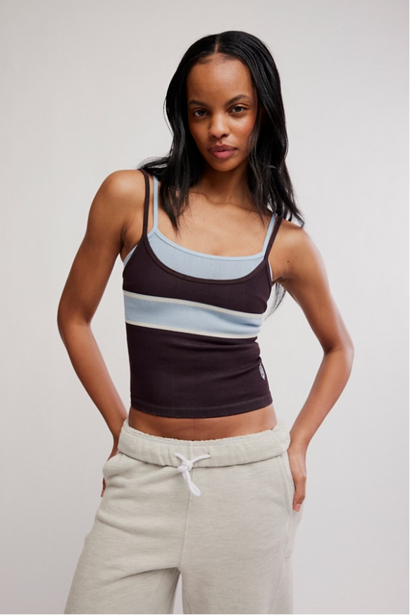 All Clear Coastline Stripe Cami