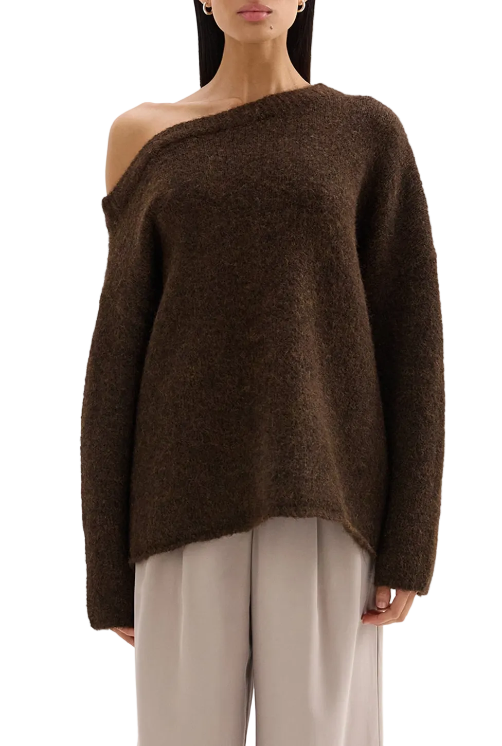 NUDE LUCY LAVINIA CHOCOLATE SWEATER