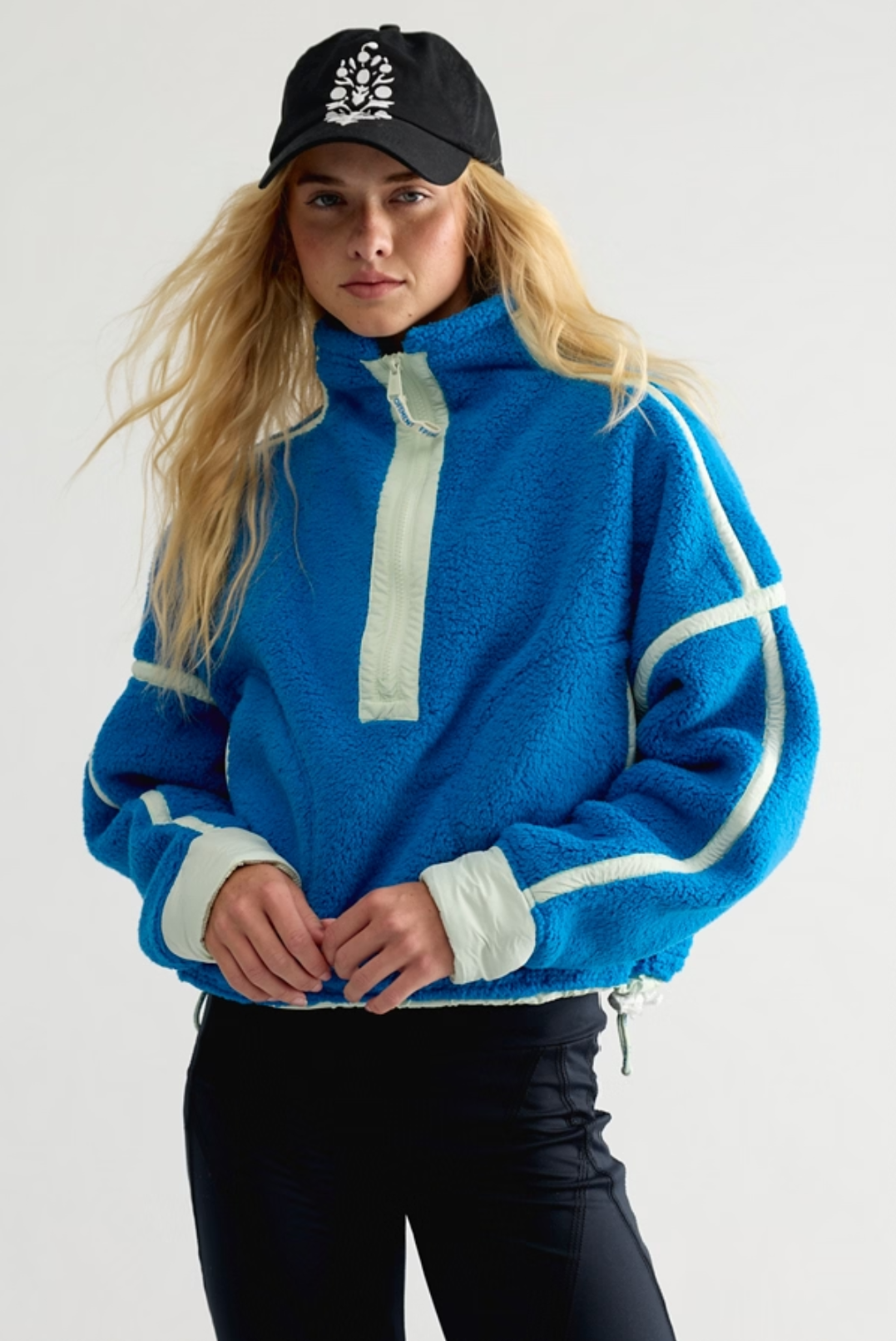 FP Movement Mountain High Half-Zip Fleece Powerline W/ Spring