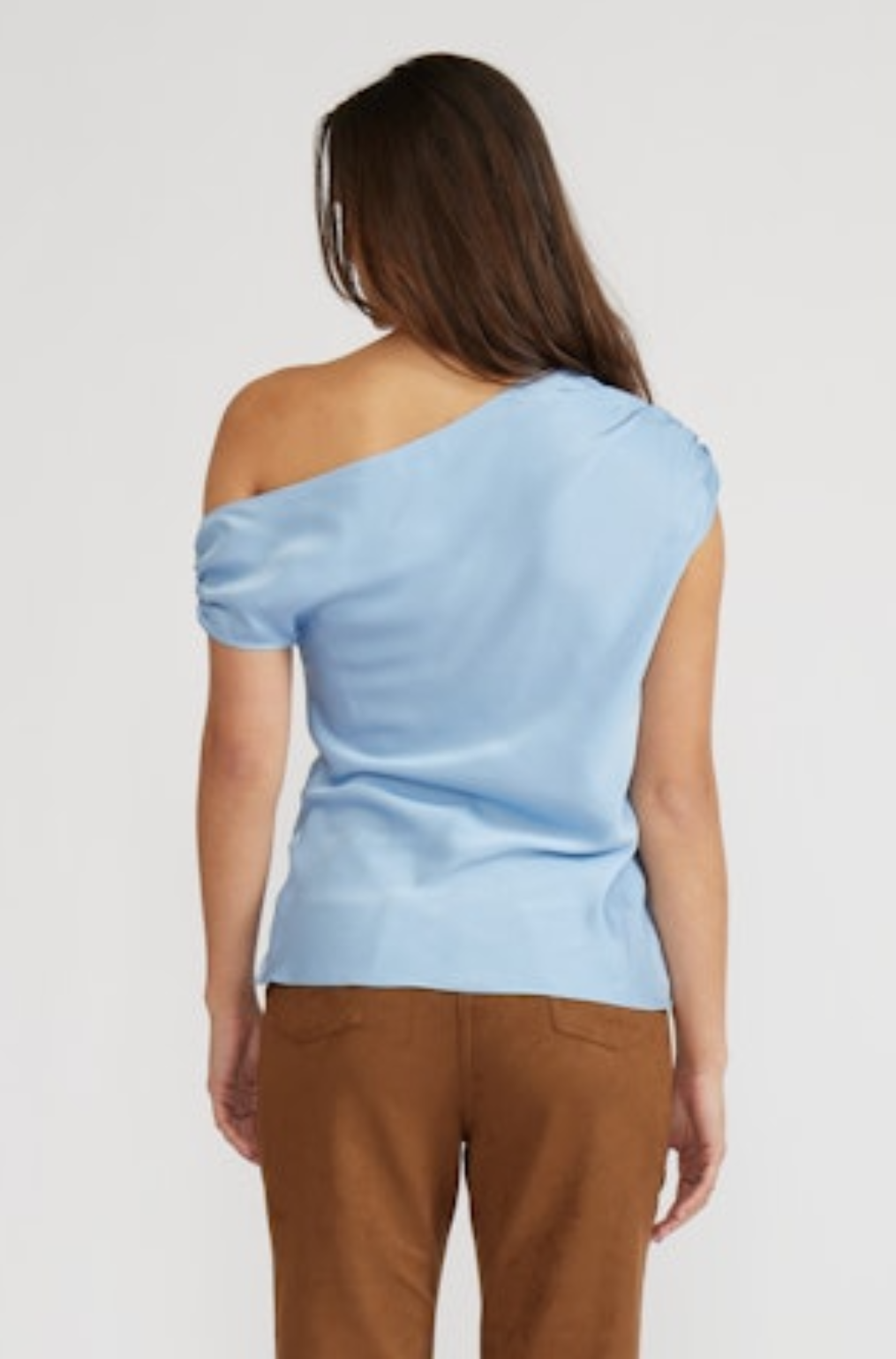 Brody Asymmetrical Top Blue