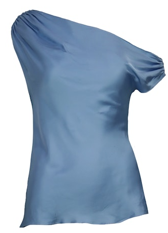 Brody Asymmetrical Top Blue
