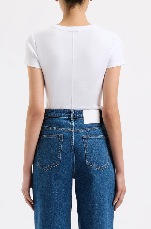 Nude Lucy Organic Baby Tee White