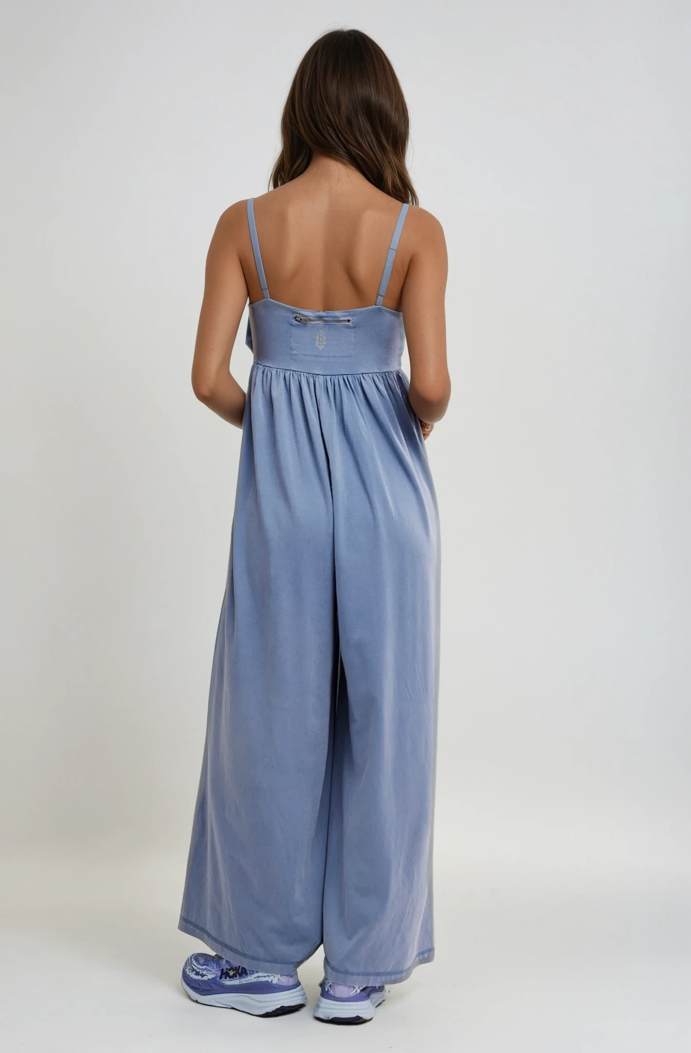 FP Movement Hot Shot Strappy Onesie Blue Ash | Activewear | FP Movement by Free People