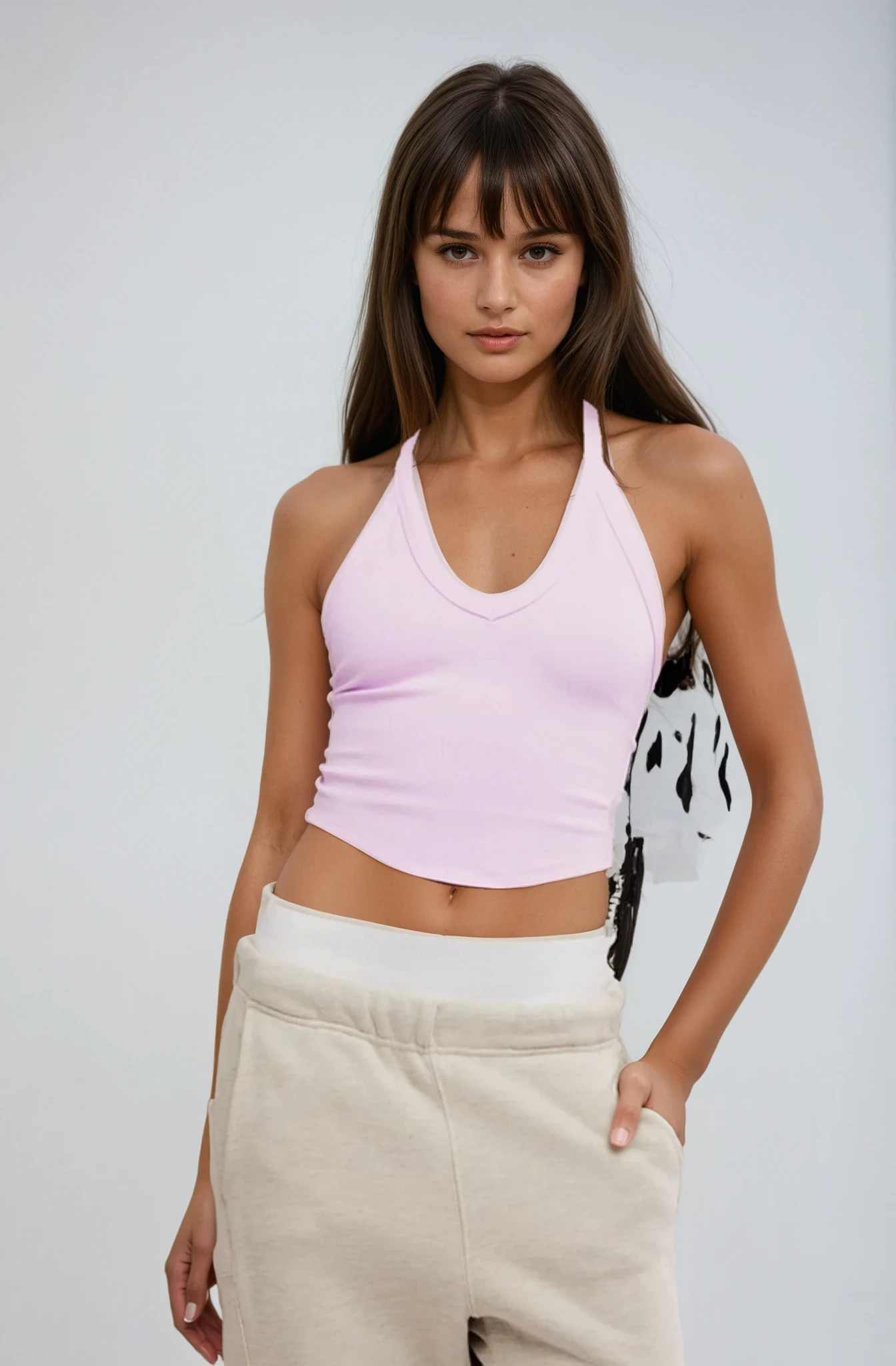 FP MOVEMENT ALL CLEAR V NECK CAMI ULTRA VIOLET