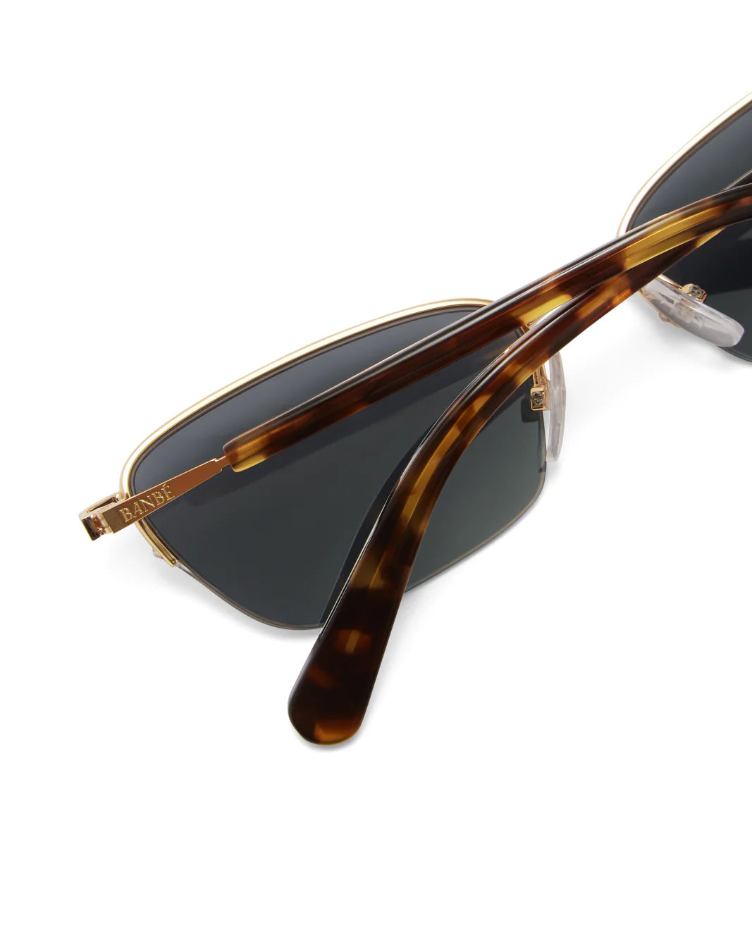 Banbe The Lydia Sunglasses Havana Tort Gold Smoke