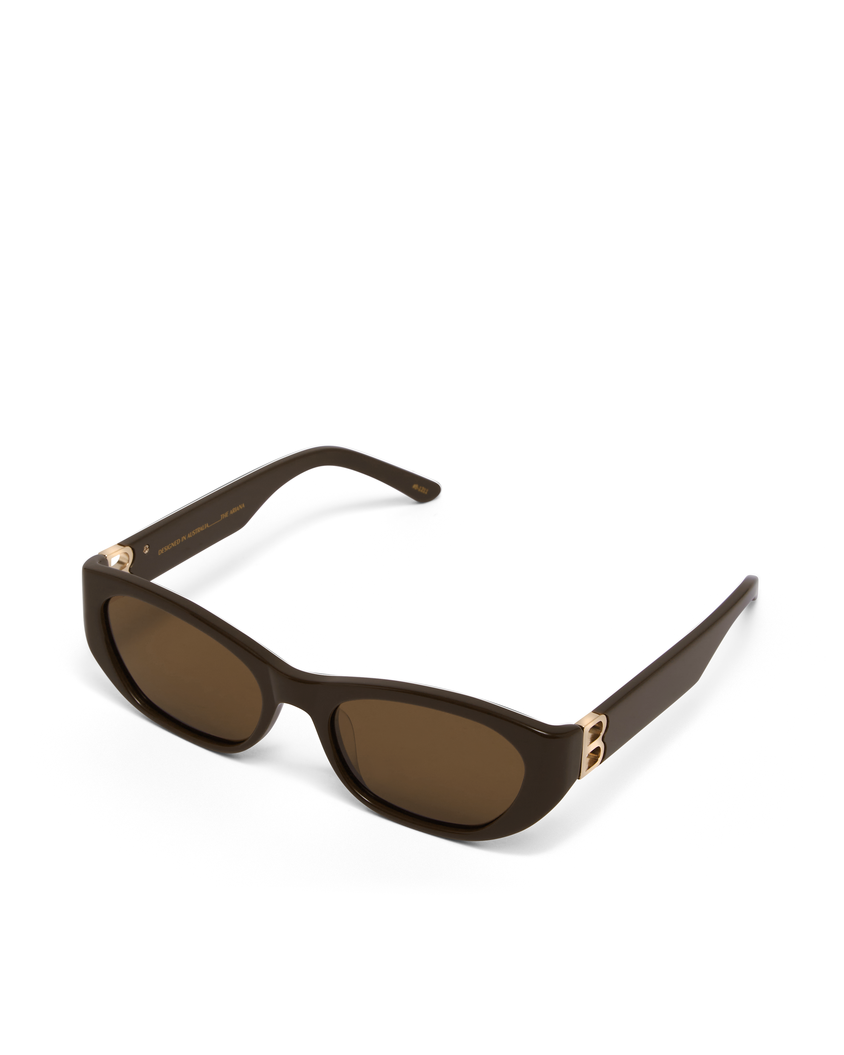 The Arianna Sunglasses Dark Chocolate