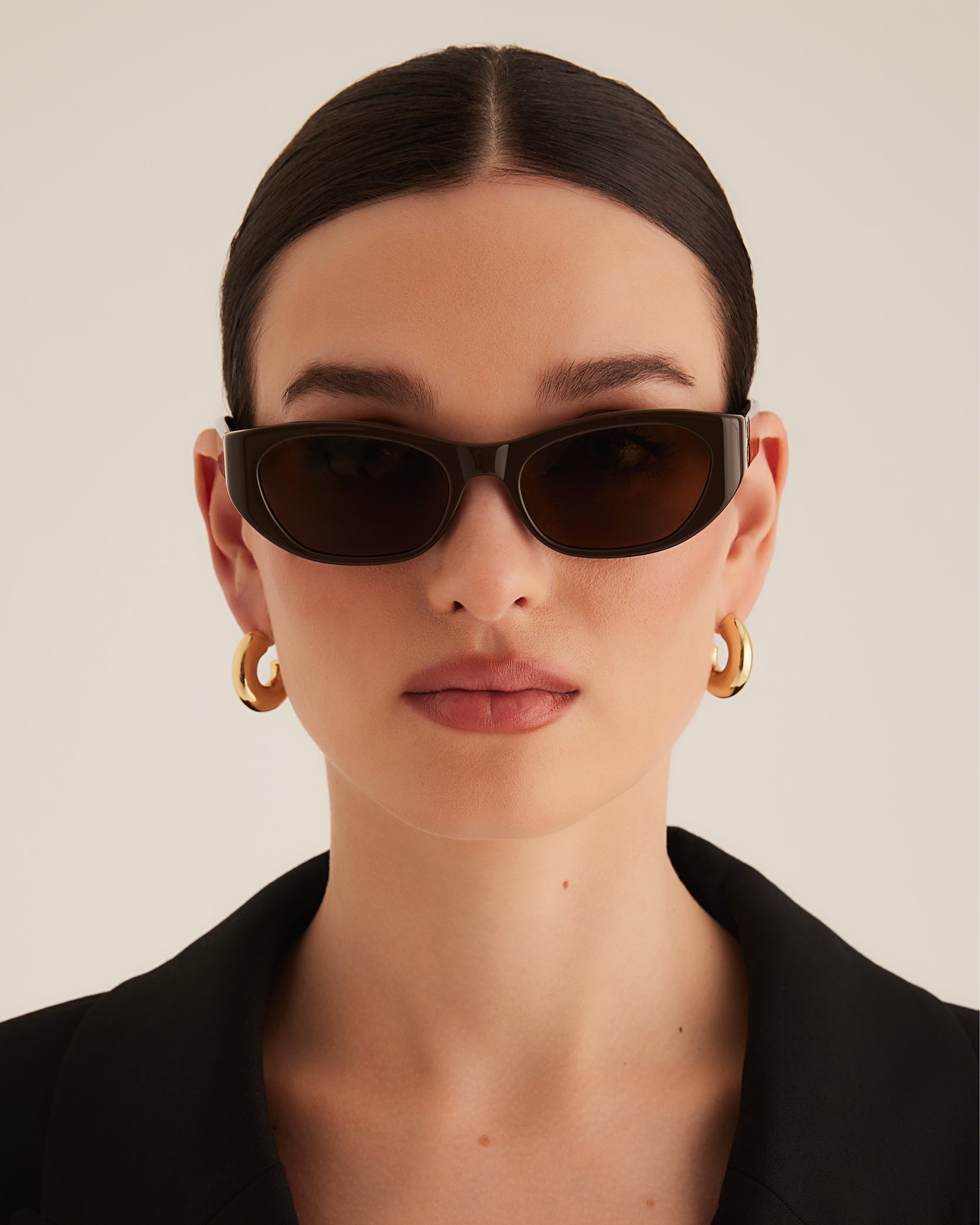 The Arianna Sunglasses Dark Chocolate