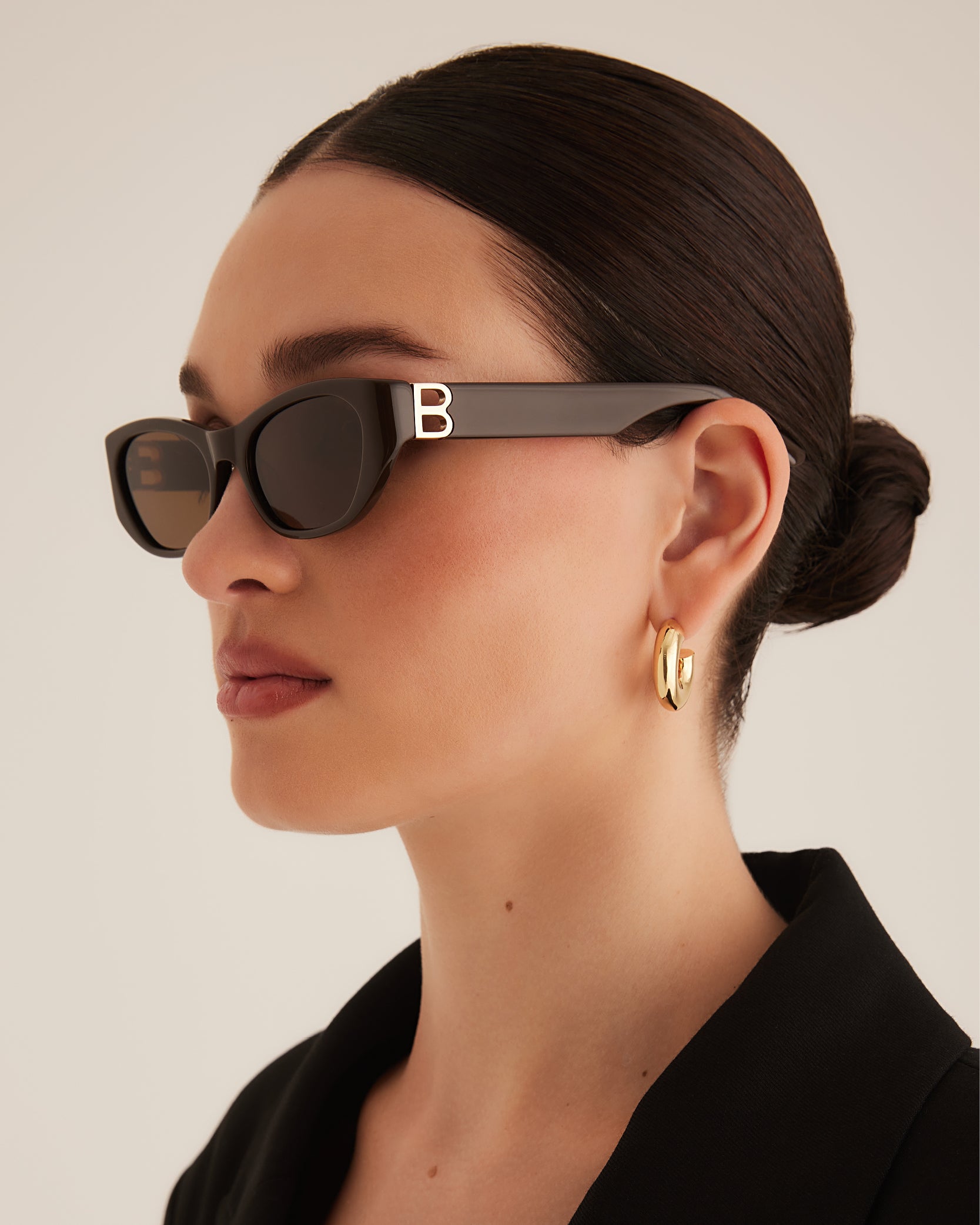 The Arianna Sunglasses Dark Chocolate