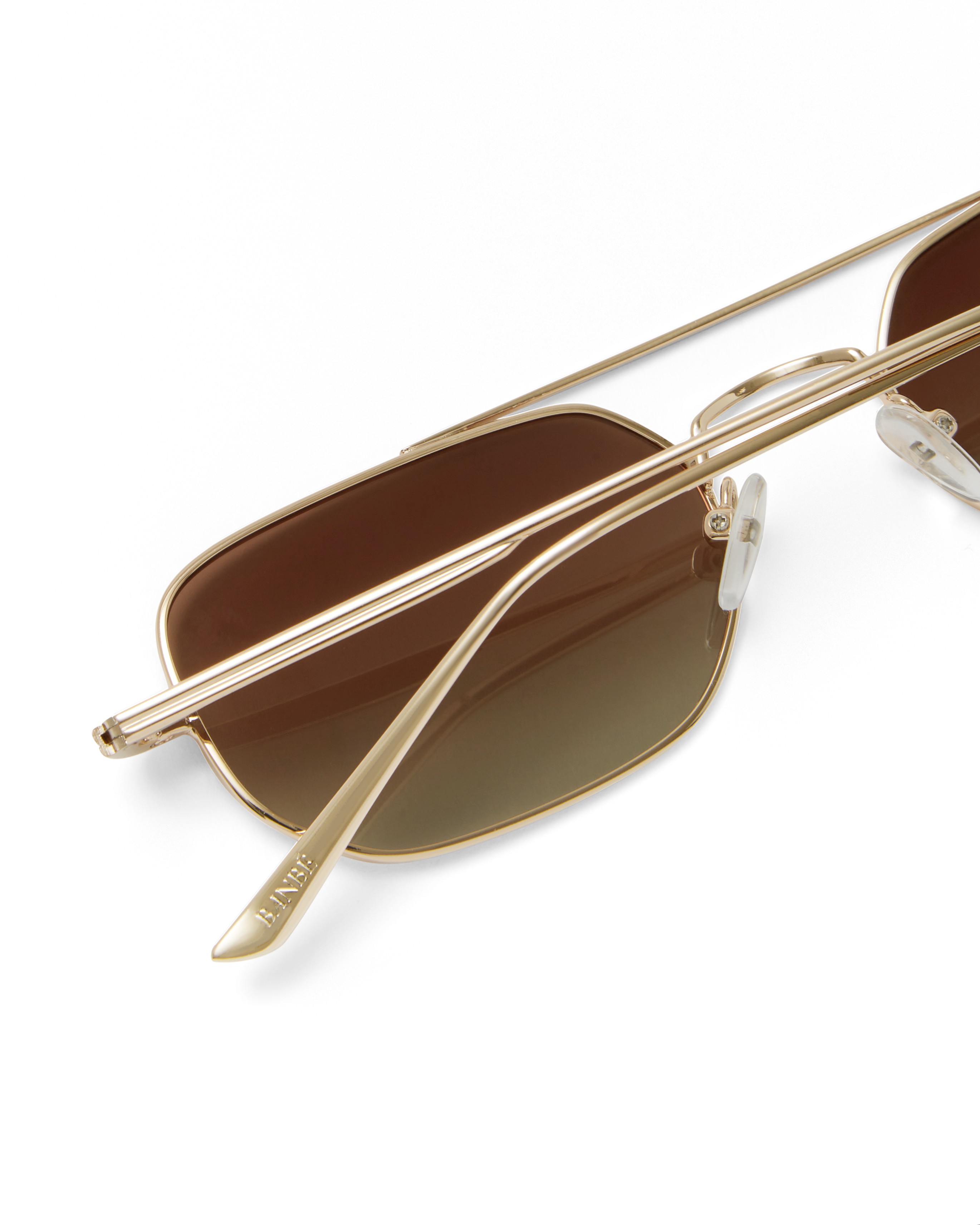 Banbe The Cameron Sunglasses Gold Chocolate Fade
