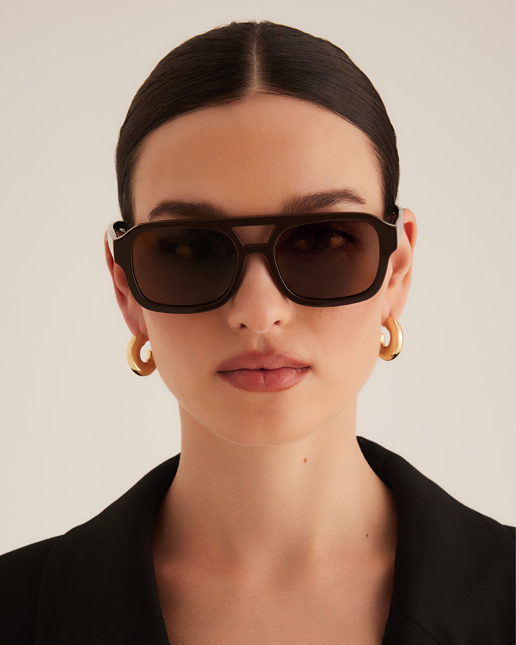 The Del Ray Sunglasses Dark Chocolate
