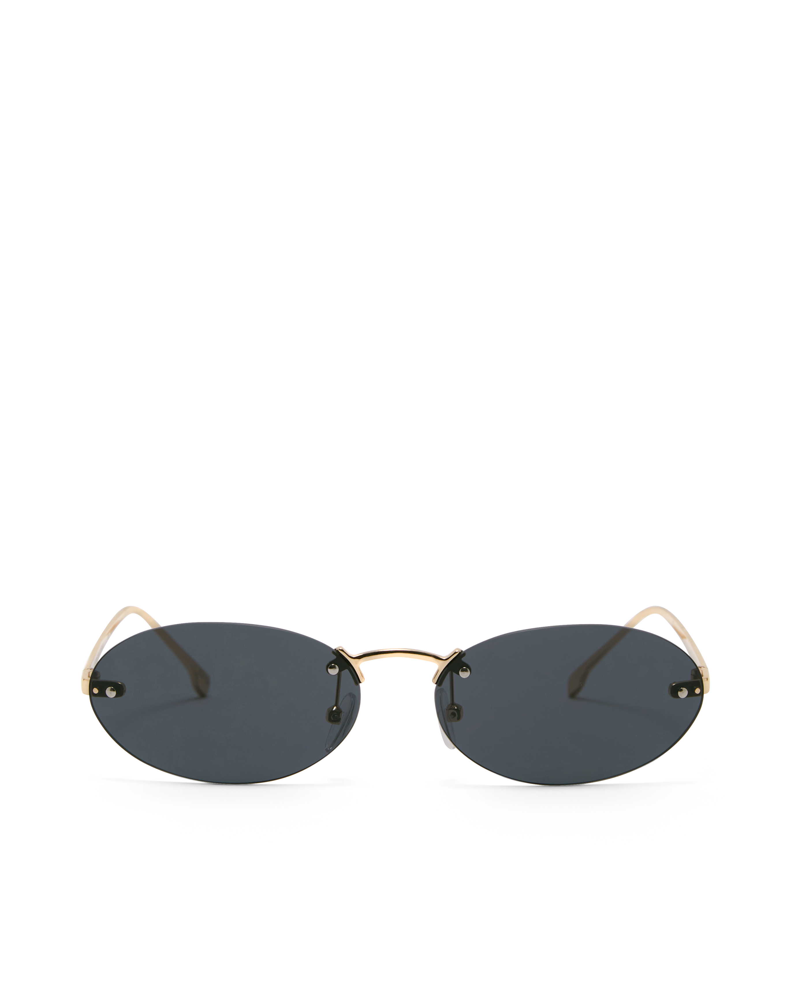 The Sabrina Sunglasses Gold Smoke