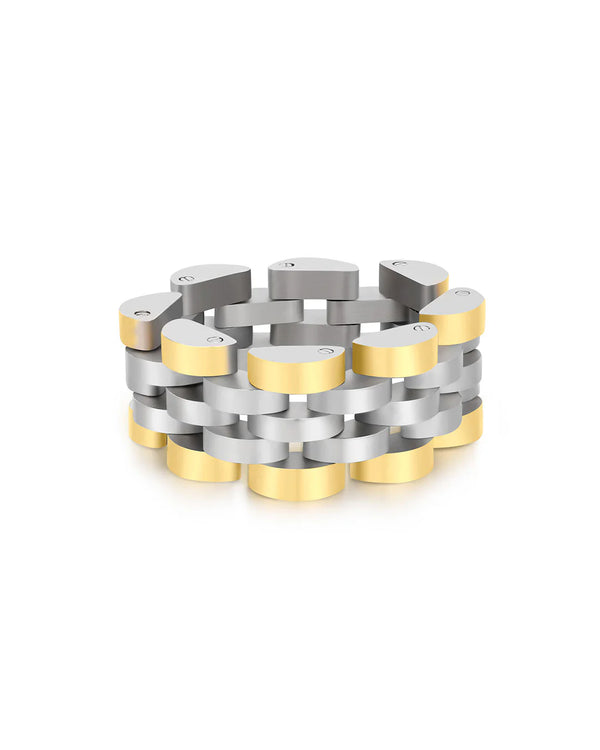 LUV AJ | The Two Tone Timepiece Ring