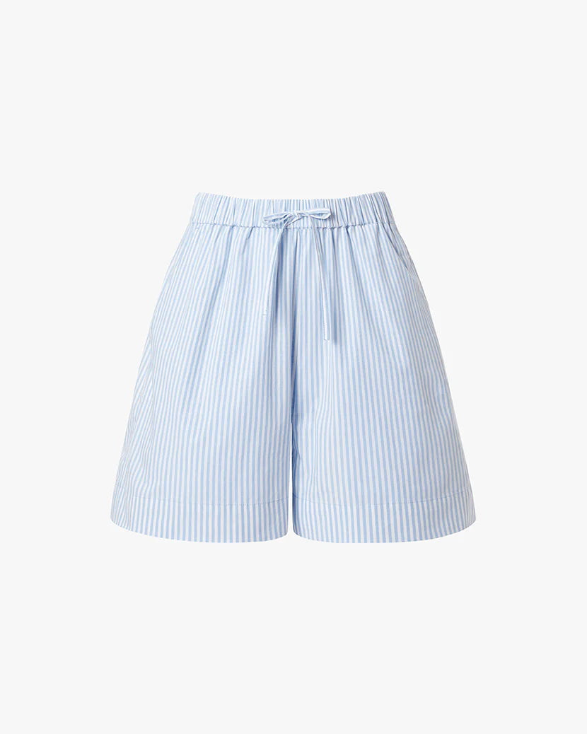 WeWoreWhat | Tie Waist Short | Classic Blue