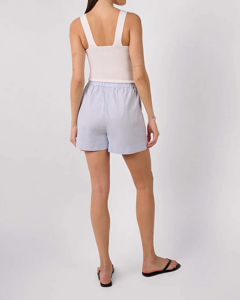 WeWoreWhat | Tie Waist Short | Classic Blue