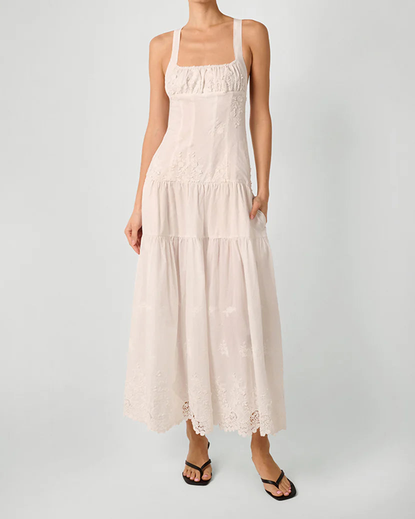 WeWoreWhat Ruched Cup Peplum Midi Dress