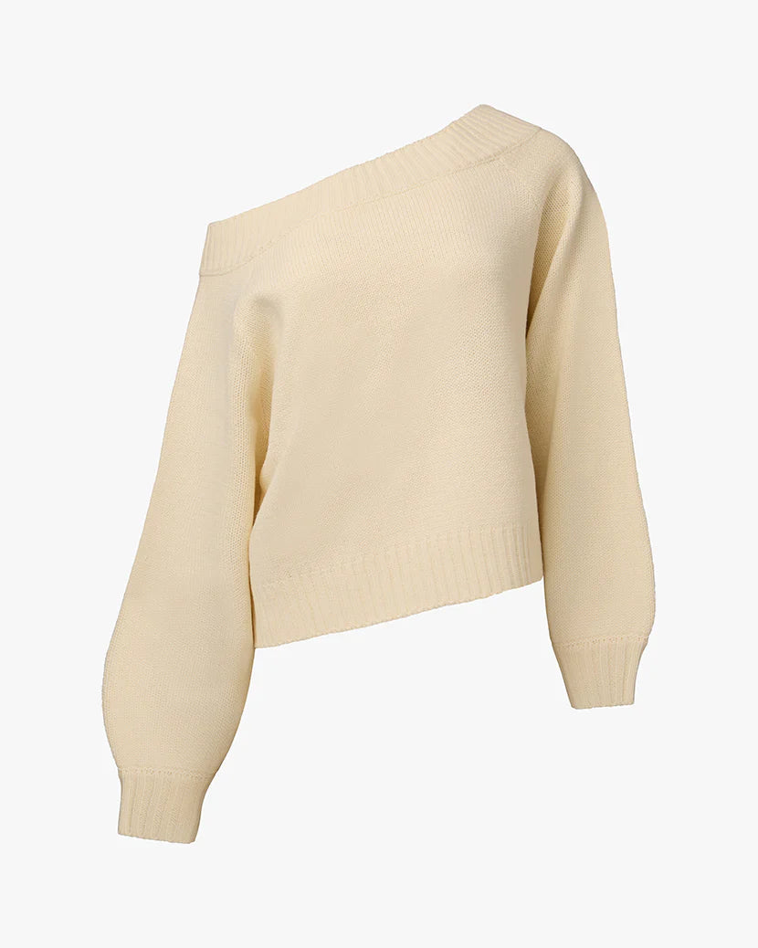 WeWoreWhat | Off The Shoulder Sweater | Ivory
