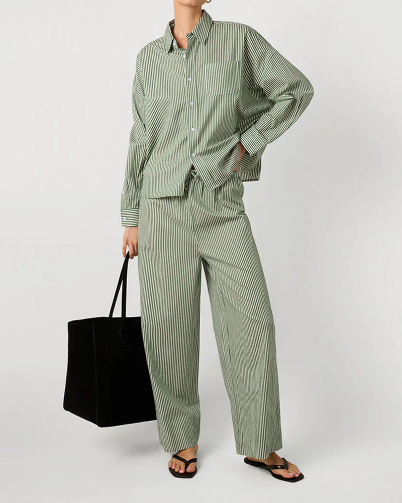 WeWoreWhat | Tie Waist Pant | Fern Multi