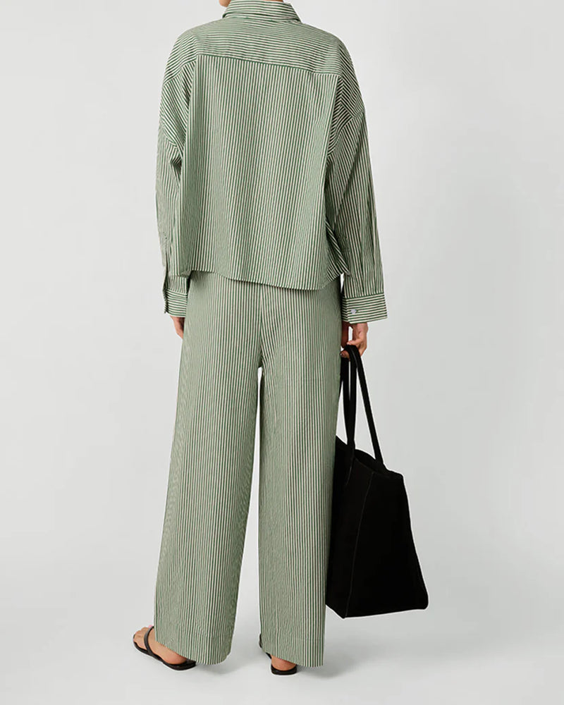 WeWoreWhat | Tie Waist Pant | Fern Multi