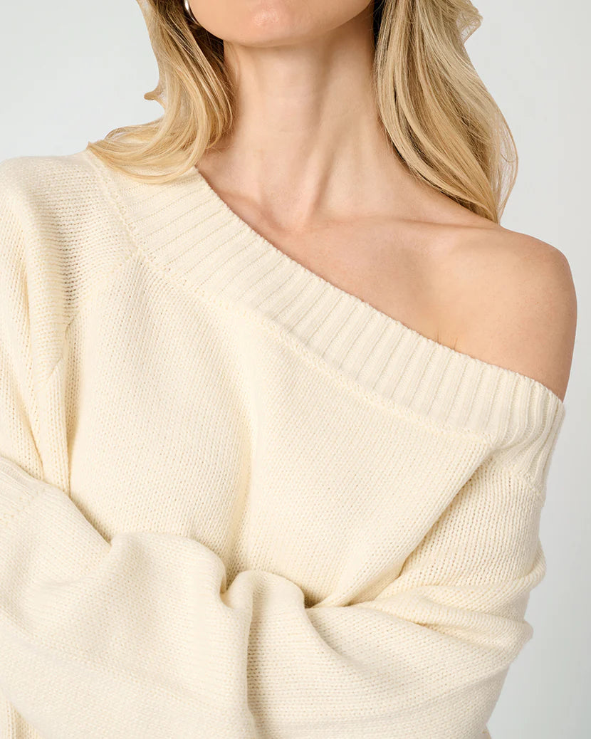 WeWoreWhat | Off The Shoulder Sweater | Ivory