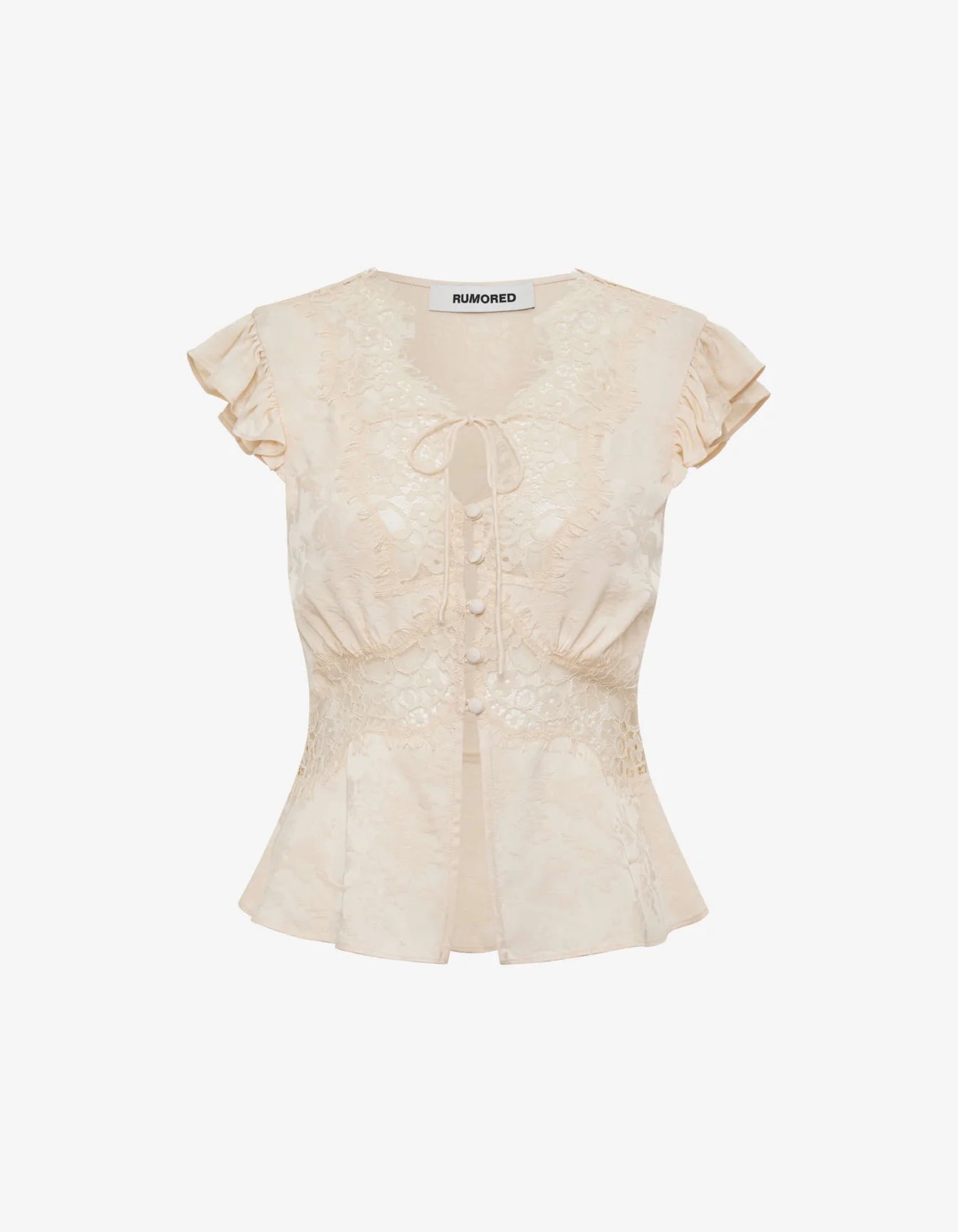 Rumored Wisteria Top Ivory Jacquard | Tops | Coco Kimono Boutique