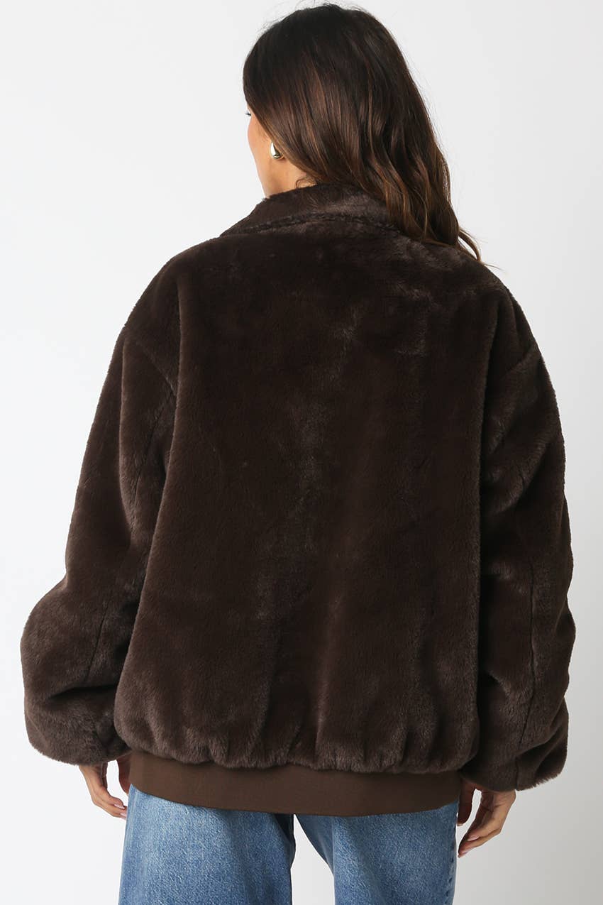 Emmy Brown Faux Far Jacket